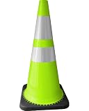 レボリューションコーン H710mm 3.5kg 黄緑色