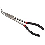 TOOGOO 3本　11インチ　スパークプラグペンチ　ストレートのペンチと曲がった先端の（45度、90度）