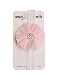 Angel Smile(エンジェルスマイル) ジュエルシフォンレースバンド(ベビーピンク) ASBH2015002