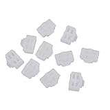 PCの保護データポートについてはDealMux 10PCSのクリアRJ45シリコンアンチダストストッパー