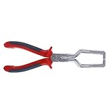 Perfk 自動車用　ガソリンホースパイプ　除去プライヤー　燃料ライン クリップ　取り外しツール　クイックリリース　スチール