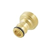Hommy コネクタ　真鍮のホース　クイックコネクト　メス　タップ・コネクタ　ねじサイズ 26mm