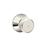 Schlage F40 BWE 618 Bowery Knob Bed and Bath, Polished Nickel by Schlage Lock Company