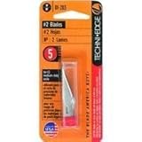 Techni Edge - #2 Hobby Blades - 5 Per Card [並行輸入品]