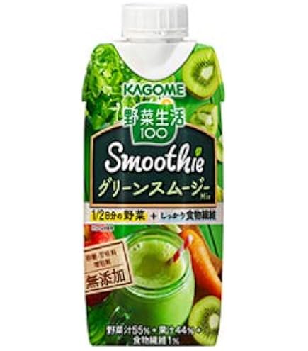 Amazon.co.jp: カゴメ 野菜生活100 Smoothie(スムージー) グリーン