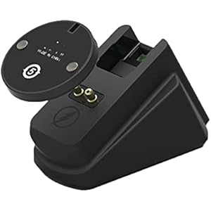 SIKAI CASE マウス充電器【蓋付き＆RGB機能が非対応】For Logicool G Pro X SUPERLIGHT/G703/G502/G903 LIGHTSPEED/G Pro Wirelessに専用 ゲーミングマウス 充電スタンド 高速無線 ワイヤレス充電 ゲーミングマウス充電器 Logicool&Razer通用マウス充電ステーション Logico…