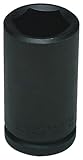 Wright Tool 69-26MM 26MM 3/4-Inch Drive 6 Point Deep Metric Impact Socket by Wright Tool