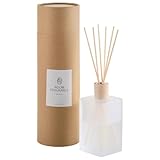 ぼん家具 リードディフューザー スティック付き ルームフレグランス 大容量 500ml 約6ヶ月分 長持ち 芳香剤 部屋用 ガラス ウッド 容器 おしゃれ ホワイトムスク