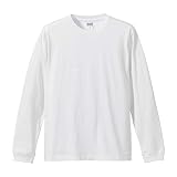 5.6oz ロングスリーブTシャツ (1.6インチリブ) 501101 ホワイト S