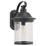 Sea Gull Lighting 88082-71 Outdoor Sconce with ClearGlass Shades, Antique Bronze Finish [並行輸入品]