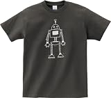 デザイン Ｔシャツ ロボット 半袖 チャコール ca-uekitaya828