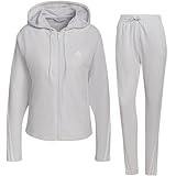 [アディダス] ジャージ上下セット エッセンシャルズ 3ストライプス トラックスーツ レディース ダッシュグレー(HD9028) J/L