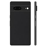 wraplus スキンシール Pixel7a 対応 [ブラック] 背面 保護 カバー フィルム ケース エコ包装版