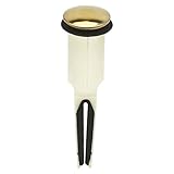 (No Hair Catcher, Standard, Polished Brass) - PF WaterWorks EasyPOPUP Universal Pop-Up Stopper (Cap 