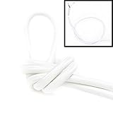 丸打コード 2m 複芯電線 復古電球電線 デザインワイヤー DIY 配線 コード (WHITE)