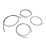 パフォーマンス ブラックウクレレ弦キット 4 本 PU 交換用ベースギターアクセサリー ウクレレ弦 ギター弦 ベース弦