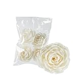 ソラフラワー ローズ タイ直輸入 フラワーアレンジメント 造花 ポプリ アロマディフューザー インテリア (L 10cm, 4, 個)