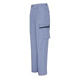(AITOZ) アイトス 夏用作業服・作業ズボン バックルカバー付 ツータックカーゴパンツ (生地薄め) (AZ5574) ミストバイオレット　76
