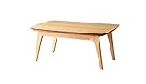 天然木オーク材 北欧デザインこたつテーブル 【Trukko】トルッコ/長方形(90×60) オークナチュラル