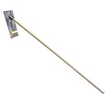 No.159　ステンレス平鍬　鋼付　大　1350mm柄付