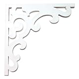 Fypon bkt19 X 20 1 1 / 8 " W x 19 1 / 2 " D x 19 9 / 16 " H Victorian Bracket