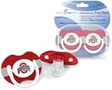 Ohio State Buckeyes OSU NCAA Baby Pacifier - 2 Pack by Baby Fanatic [並行輸入品]