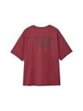 [ザ・ノース・フェイス] 半袖 カットソー Tシャツ ショートスリーブイーエスロゴワイドティー メンズ スマック S