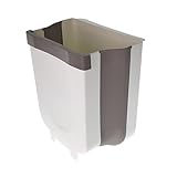 カインズ(CAINZ) ゴミ箱 大 15L ホワイト 扉に掛ける 折り畳み 料理 くず入れ キッチン 時短 生ゴミ