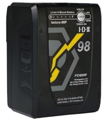 IDX DUO-C150P Vマウントタイプリチウムイオンバッテリー① DUO-C150 | 放送・業務用バッテリーのアイ・ディー・エクス