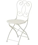 タカショー ブランシュチェアー ホワイト 約W40.5×D54×H84.5cm(座面高さ約44cm)