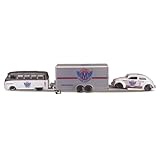 Maisto（マイスト） 1/64 デザイン チーム ハウラーシリーズ ／ ミニカー ダイキャストカー 完成品 (フォルクスワーゲン バン サンバ/フォルクスワーゲン ビートル マイスト シルバー)