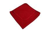 Babywearuk Red Fleece Baby Blanket Red by BabywearUK