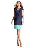 Seraphine セラフィン マタニティワンピース Enja Cap Sleeve ブルーアクアマタニティ&ナーシングラップワンピース ショートスリーブ UKサイズ6 ネイビーアクア 授乳対応