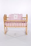 Baby Doll Bedding Gingham with Elephant Applique Cradle Bedding Set, Lavender by BabyDoll Bedding