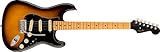 Fender エレキギター American Ultra Luxe Stratocaster®, Maple Fingerboard, 2-Color Sunburst