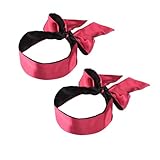 Sexyhot 目隠し smプレイ 目隠しプレイ アイマスク sm セックス 女性向け セクシー サテン製 ツルツル 柔らかい 痛くない 結ぶタイプ 拘束具 2点セット