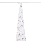 Aden + Anais aden + anais (エイデンアンドアネイ) 【日本正規品】 モスリンコットン おくるみ 1枚 geeky animals single swaddle-8919