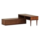 arne 伸縮テレビ台 コーナー ローボード 完成品 T-003 ブラウン