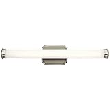 Kichler 45679led Cambria Singleライト26 – 1 / 2 " Wide統合LEDバスバー – Ada、 45679NILED 1