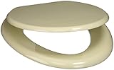 PlumbTech 102-01 Standard Grade Molded Wood Elongated Toilet Seat, Bone by PlumbTech