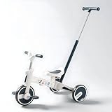 Gorocking 三輪車 折りたたみ 一台四役 4in1 押し棒付き 組み立て不要 対象年齢1.5～5歳 (ロックドラゴン)
