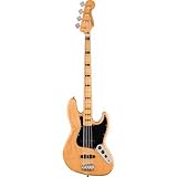 Squier by Fender エレキベース Classic Vibe '70s Jazz Bass®, Maple Fingerboard, Natural ソフトケース付き