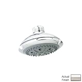 Rohl I00180STN 4-1/2-Inch Diameter Bossini Four Function Ocean4 Showerhead, Satin Nickel by Rohl