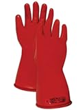 Magid M011R A.R.C. Natural Rubber Latex Class 0 Insulating Glove with Straight Cuff, Work, 11 Length