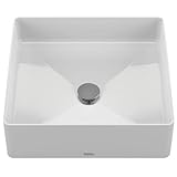 Toto lt574 # 01 Squareコットン洗面所Vessel、16.5 "