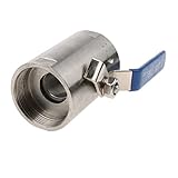 B Blesiya エアー　ホース　パイプ　2インチ　水門　ブレーキ　ボールバルブ　配管　部品　ステンレススチール製