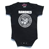 RAMONES - SEAL BABY ONESIE / ラモーンズ　オフィシャル　バンドTシャツ　ベビー服　ロンパース