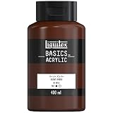 リキテックス(Liquitex) アクリル絵具ベーシックス バーントアンバー B-055 400ml