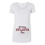 Future Atlantaファン女性のマタニティTシャツ US サイズ: L カラー: ホワイト