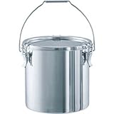 日東 ステンレスタンク テーパー付吊下げ密閉タンク(フタ付) 25L TPCTB33